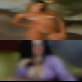 Naked woman roasting