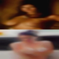 Middle curvy nude woman