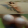 Nude woman lifted man
