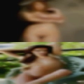 Nude woman jacks man off