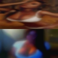 Couple looking adult woman