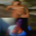 Over nude woman