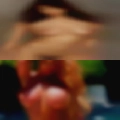 Naked woman massage man