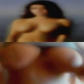 Older nude woman nature