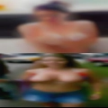 Naked woman runs cops
