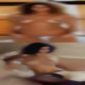 Nude woman massage