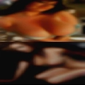 Naked woman cuddling
