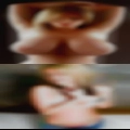 Naked woman working