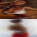 Large nude woman