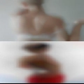 Naked woman showing boobs