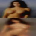 Older black nude woman