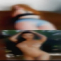 Horny woman golfer
