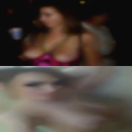 Woman taking night naked and