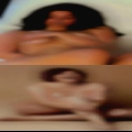 Wide nude woman